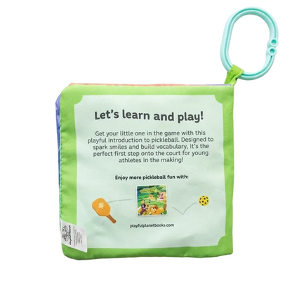 My First Pickleball Words Crinkle Book with Teether