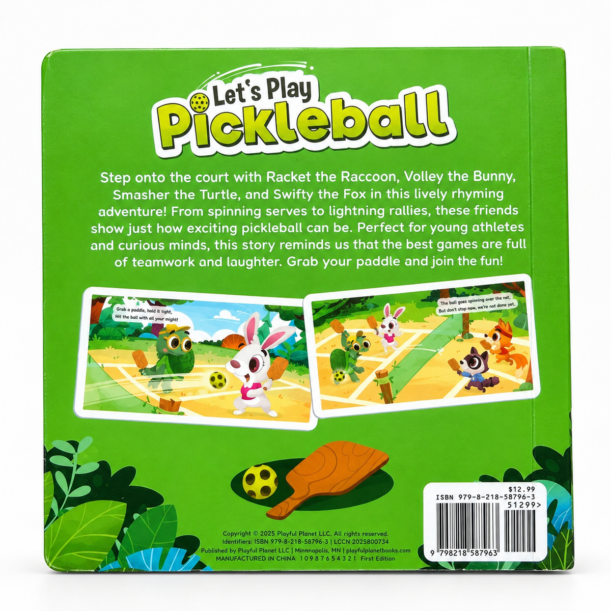 Let's Play Pickleball Board Book