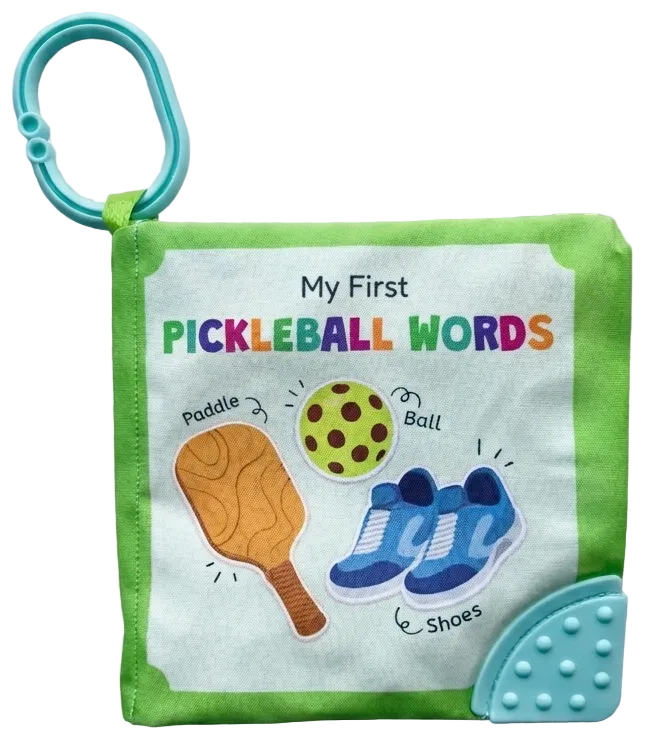Playful Planet Pickleball Starter Set (Board Book + Crinkle Book + Mini Paddle)
