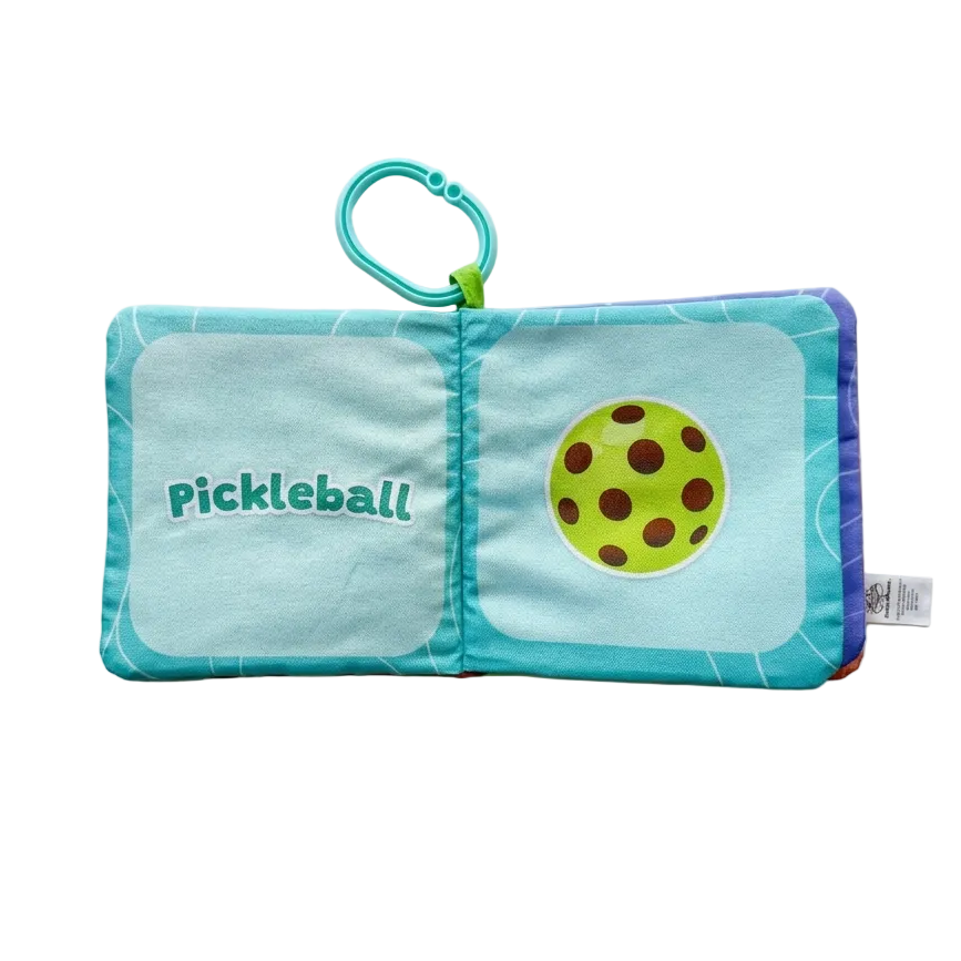 My First Pickleball Words Crinkle Book with Teether